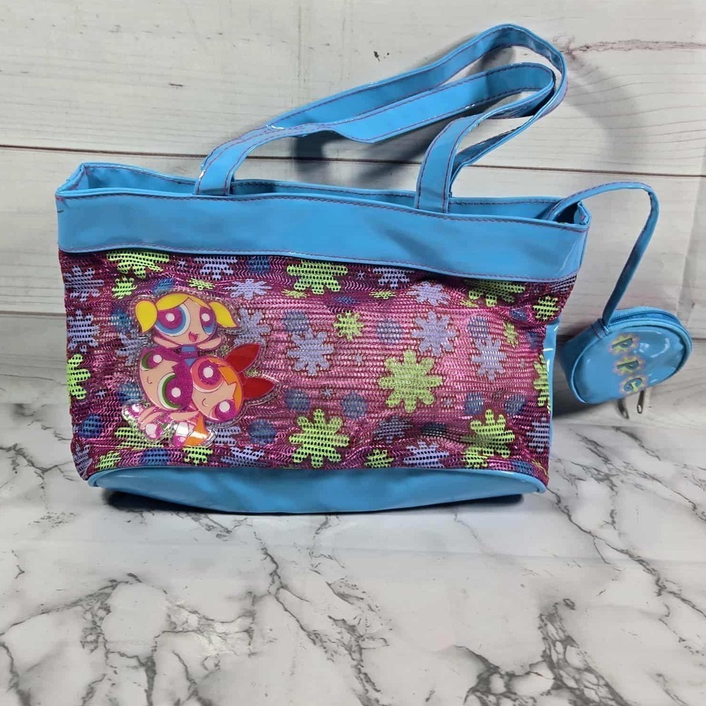 Powerpuff Girls Bag with Coin Purse PPG - Y2K Blue Mini Tote